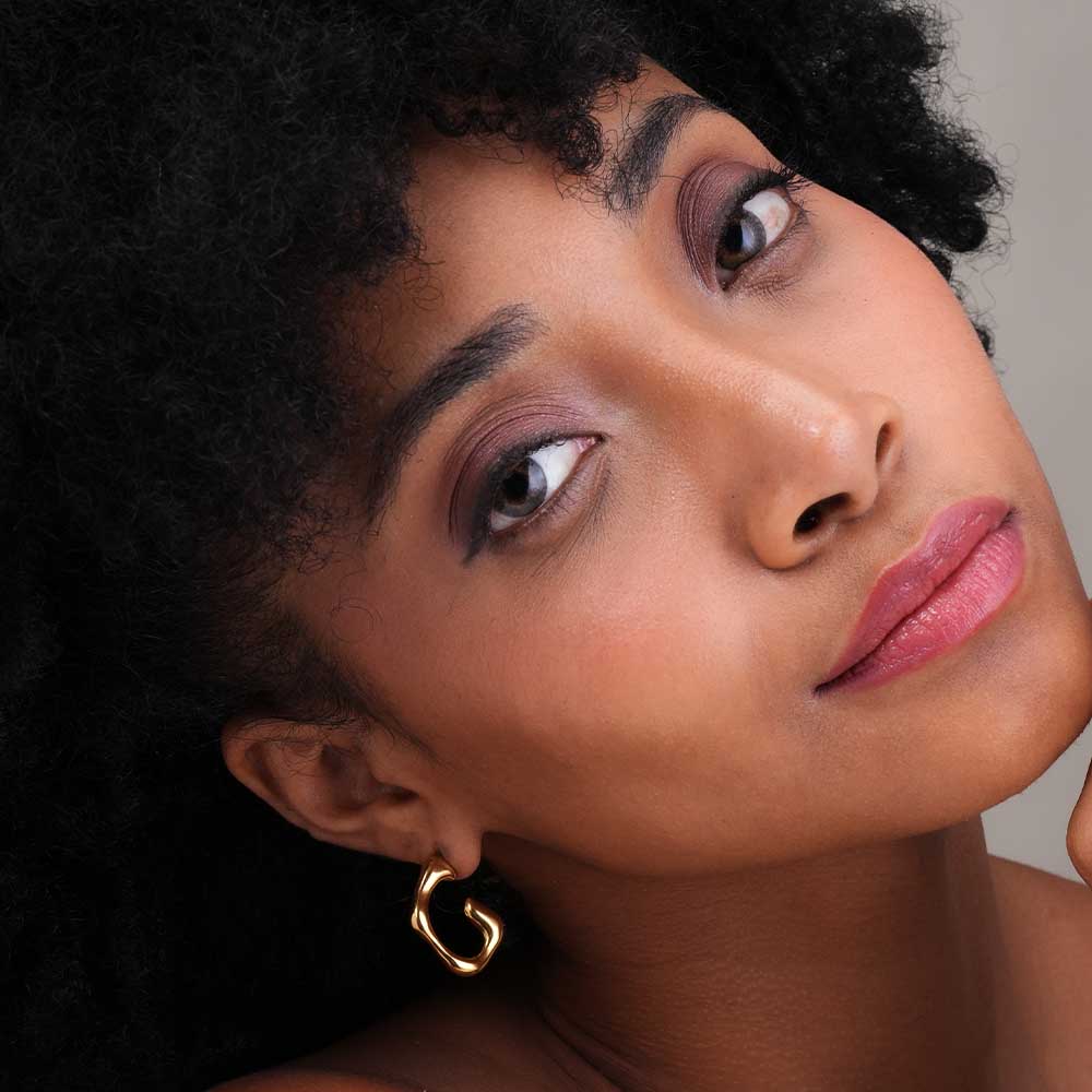 G Shape Hoop Earrings