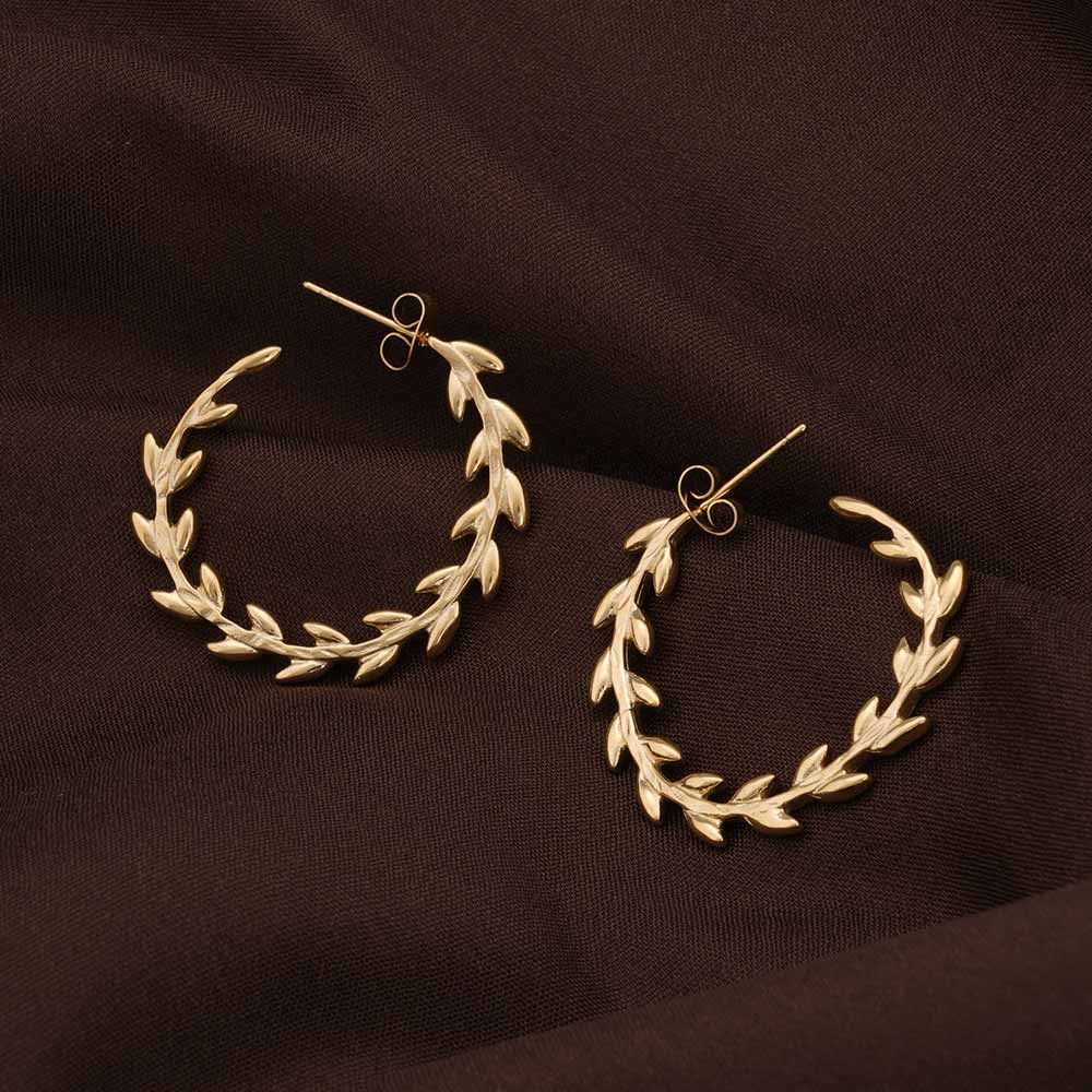 Forest Nymph Hoop Earrings