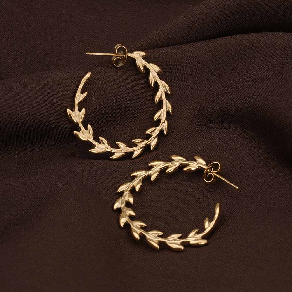 Forest Nymph Hoop Earrings