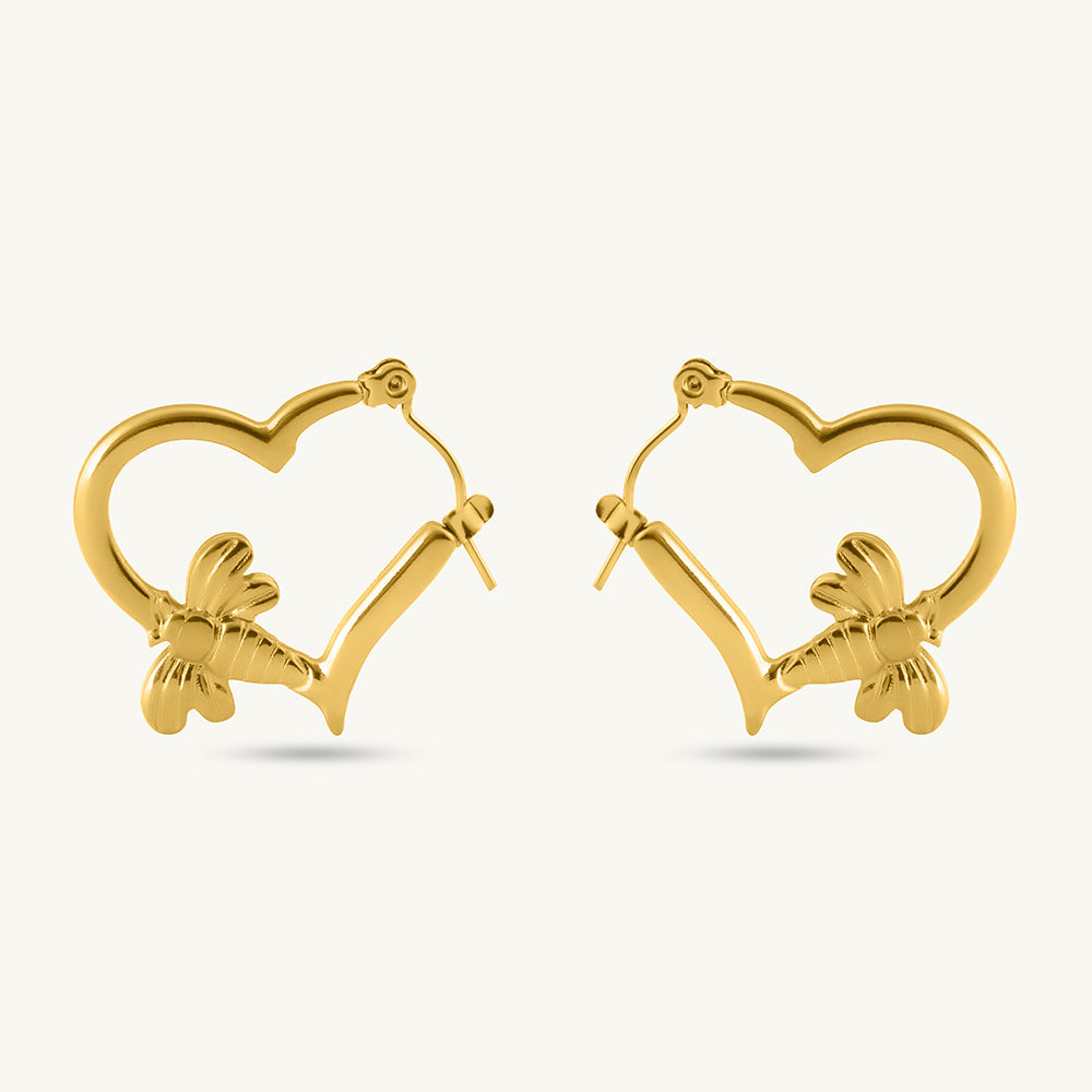 Sweetheart Bee Earrings