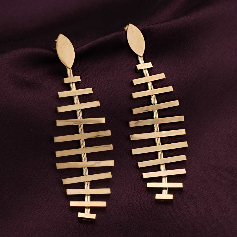Stacked Bar Earrings