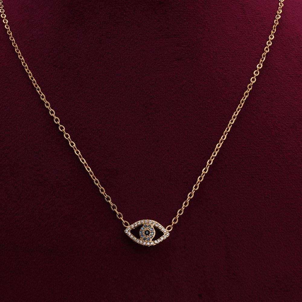 Evil Eye Elegance Gold Necklace