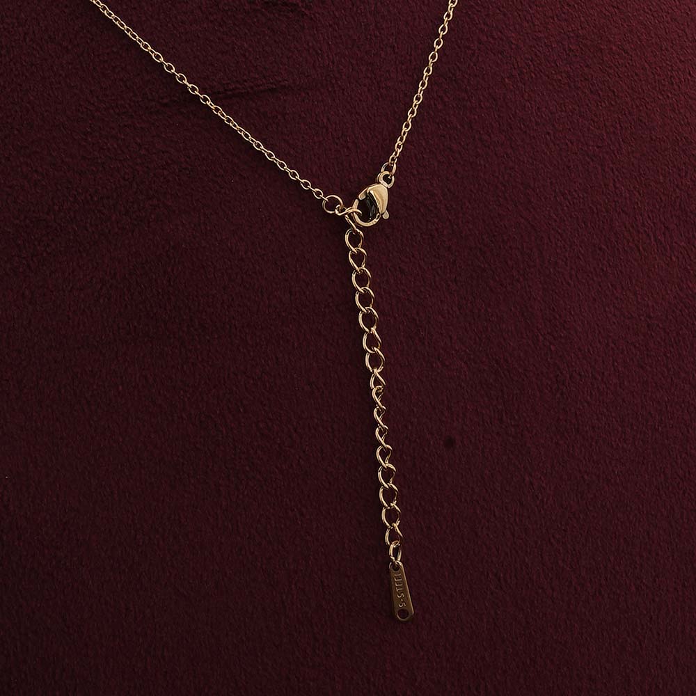 Twin Twinkle Gold Necklace