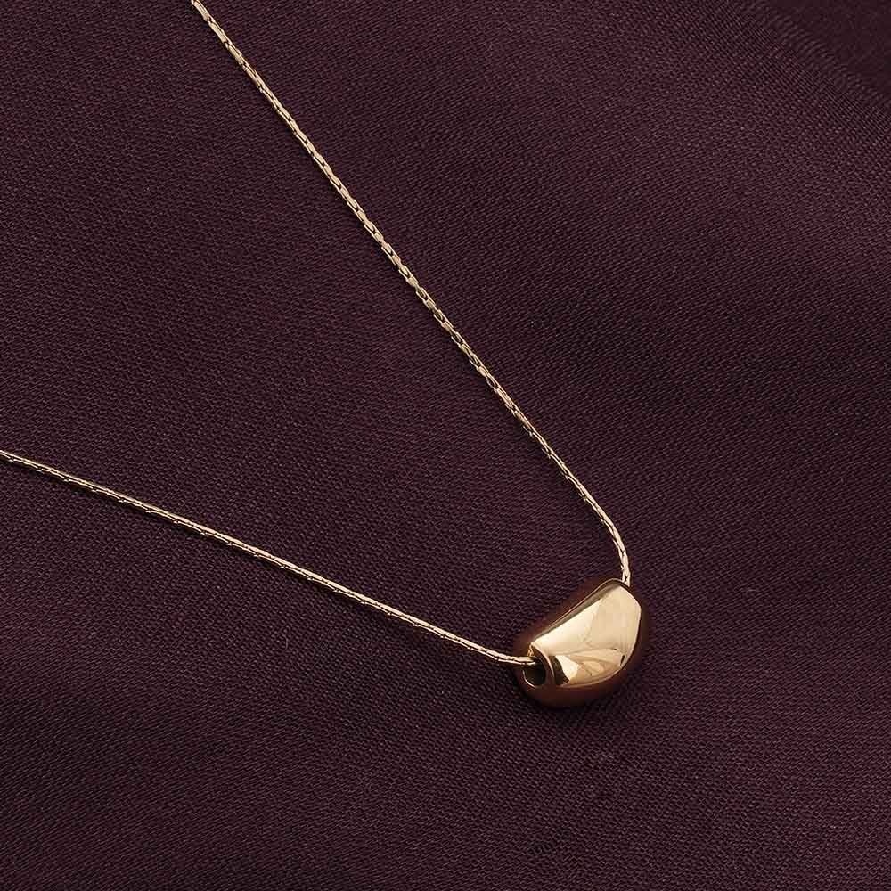 Sunlit Sphere Gold Necklace