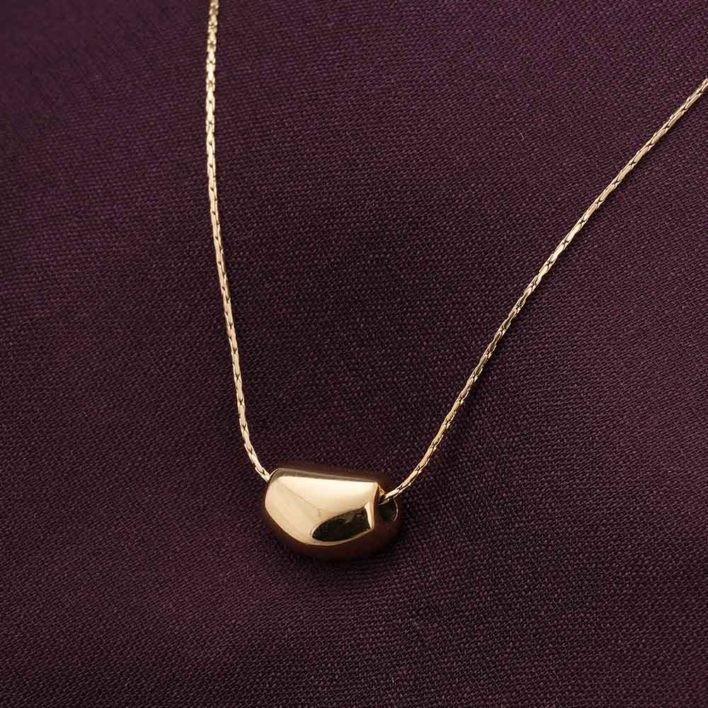 Sunlit Sphere Gold Necklace
