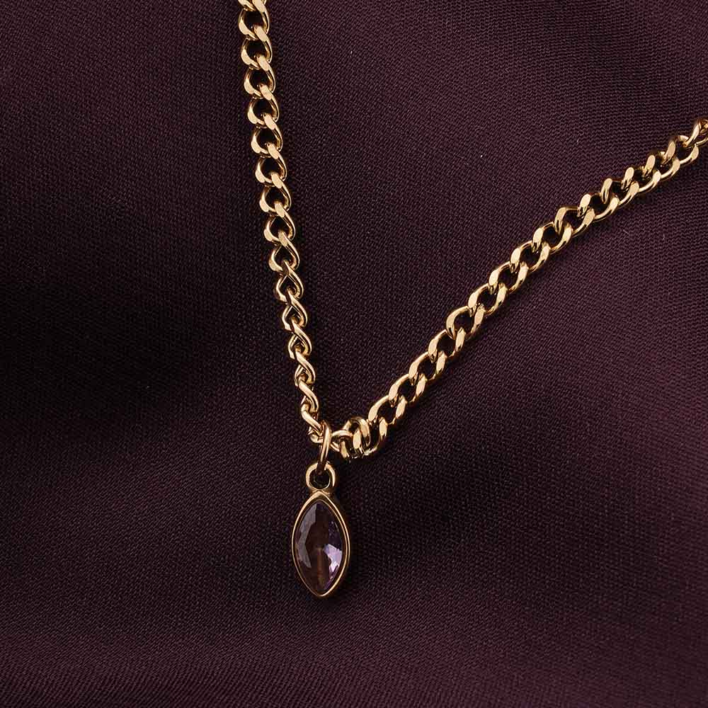 Purple Passion Birthstone Necklace