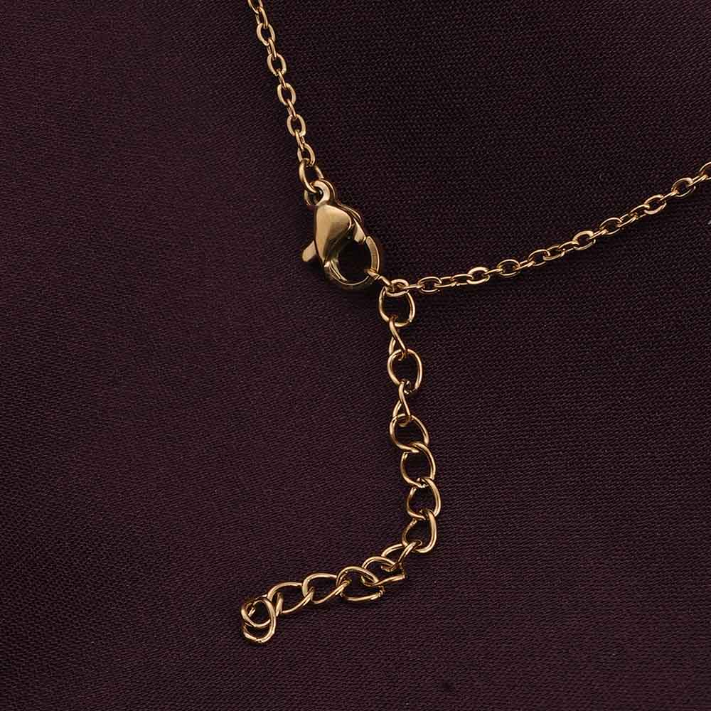 Minimalist Gold Chili Charm Necklace