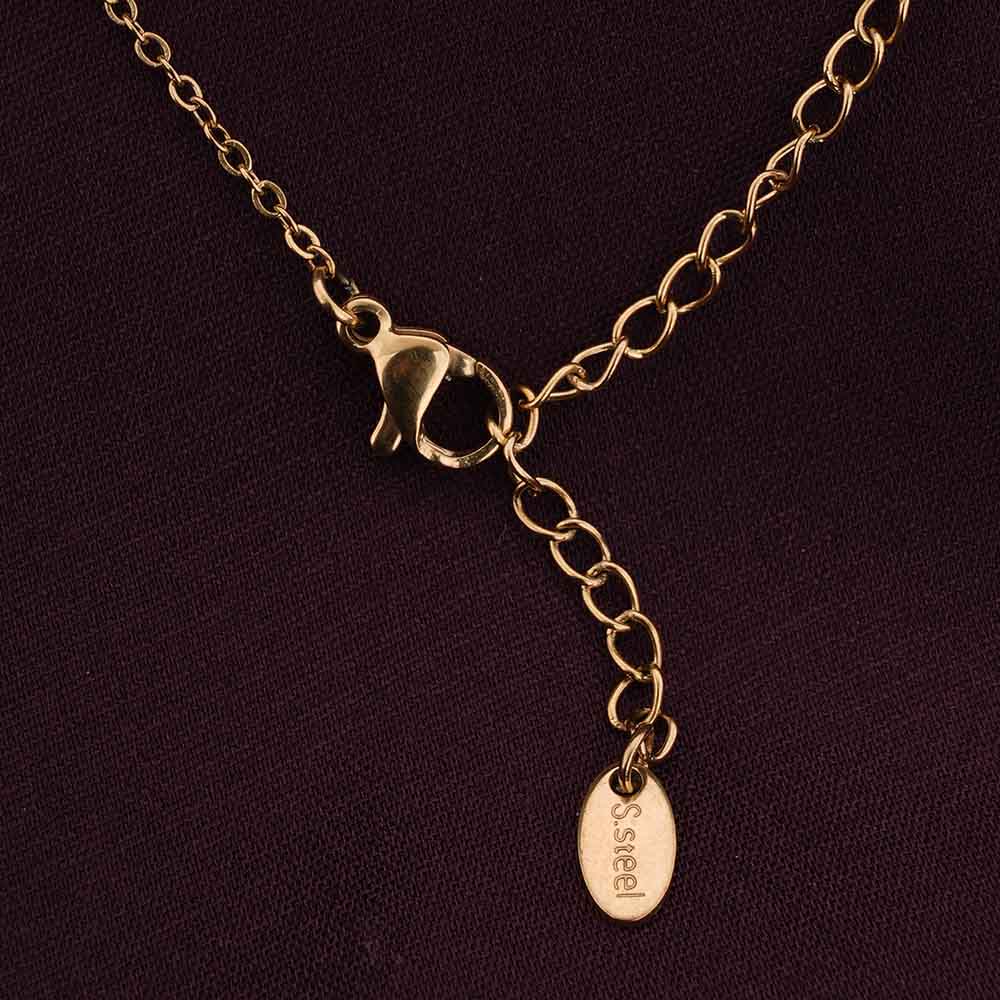 Gold Whale Pendent Necklace