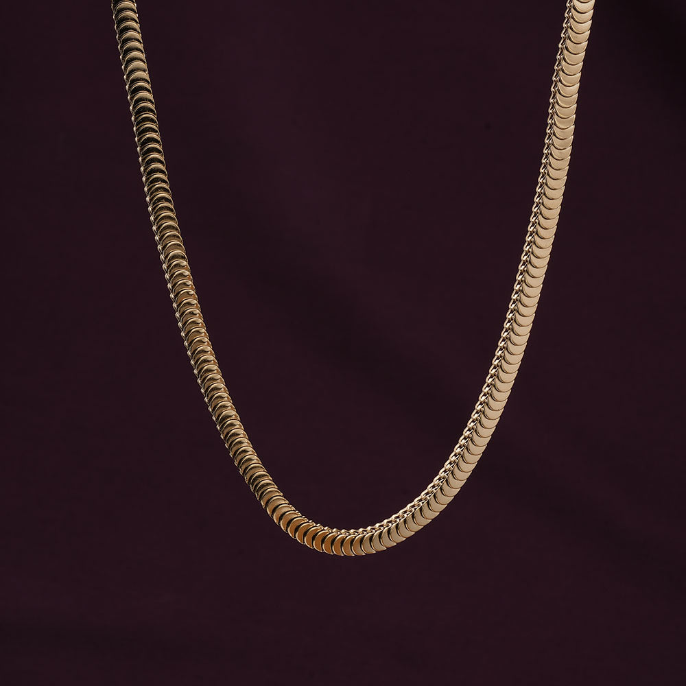 Gold Snake Chain Necklace