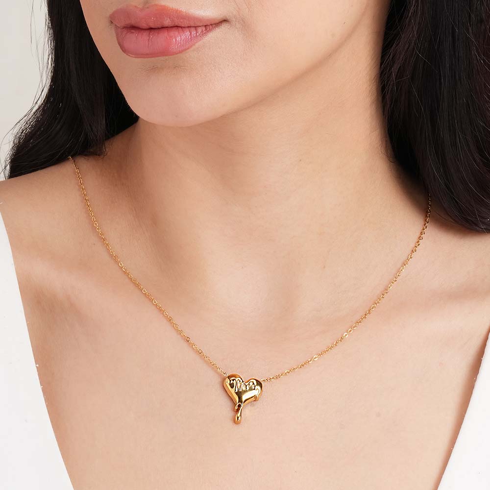 Chic Melting Heart Necklace