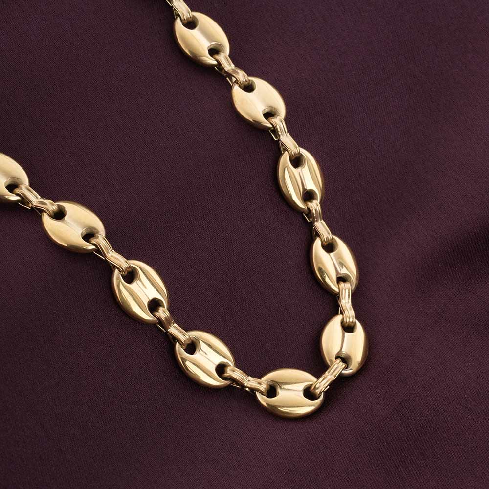 Gold Capsule Link Necklace