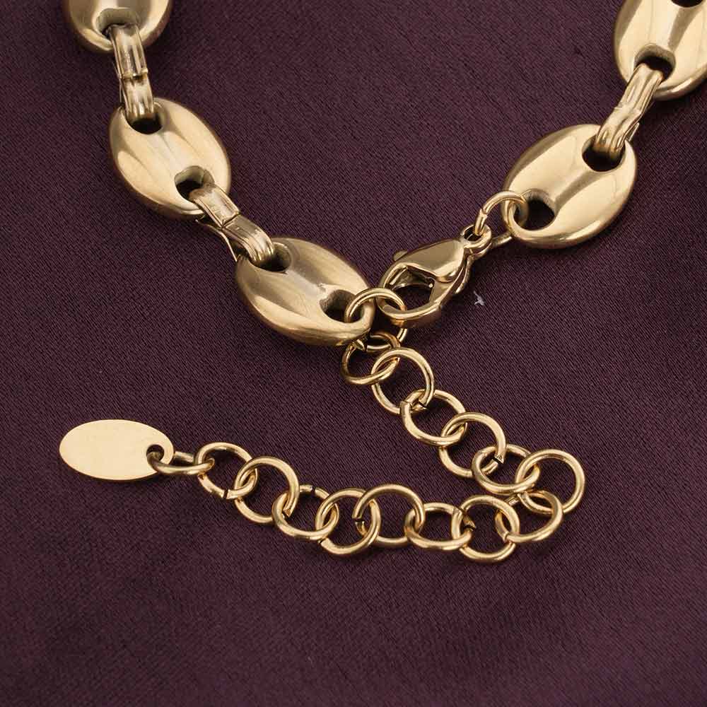 Gold Capsule Link Necklace