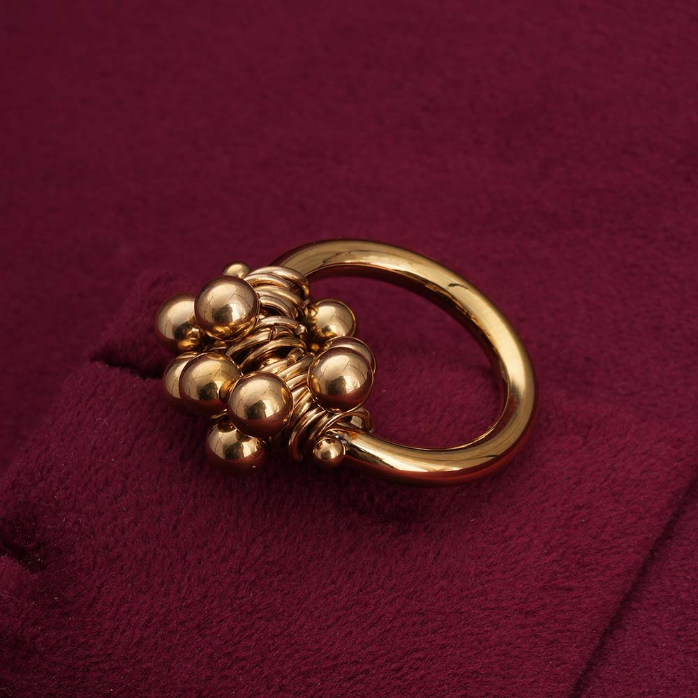 Gold Beads Harmony Ring