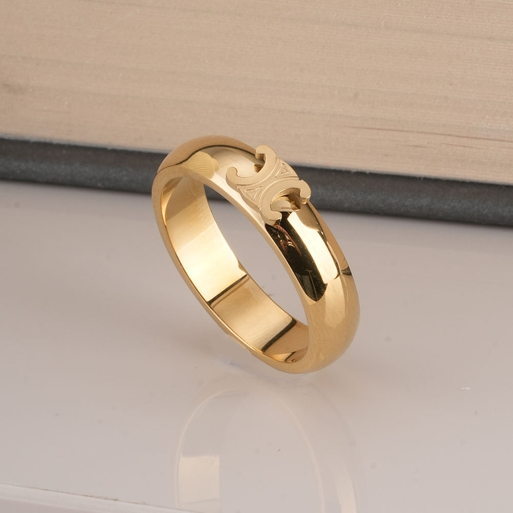 Women CC Gold Ring