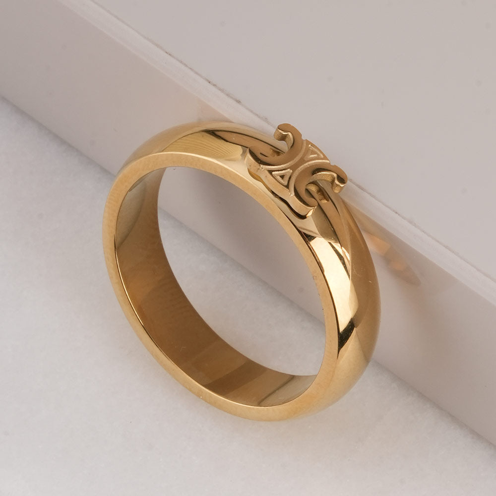Women CC Gold Ring