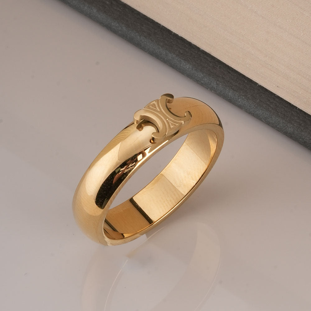 Women CC Gold Ring