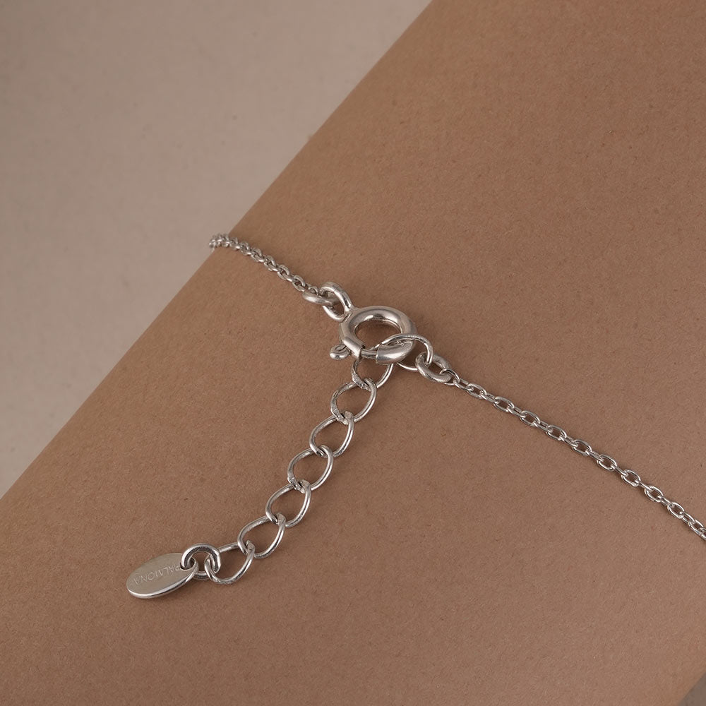 ShimmerLoop Adjustable Silver Bracelet