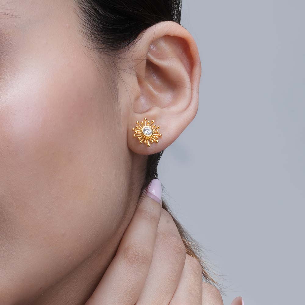 Firework Flicker Studs | 18K Gold Vermeil Plated