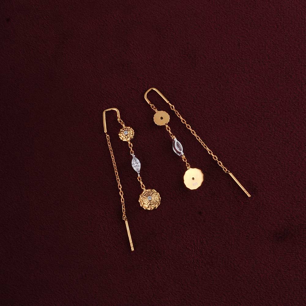 Gendaphool Glam Danglers | 18K Gold Vermeil Plated