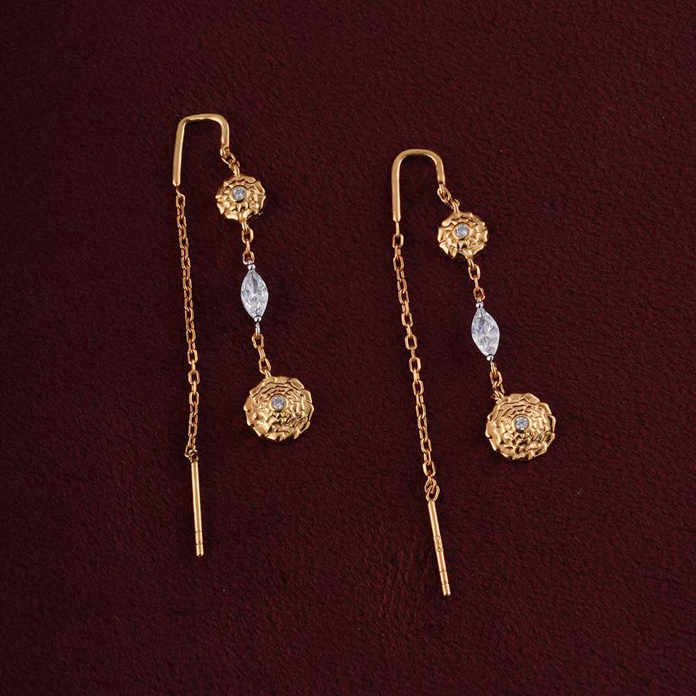Gendaphool Glam Danglers | 18K Gold Vermeil Plated