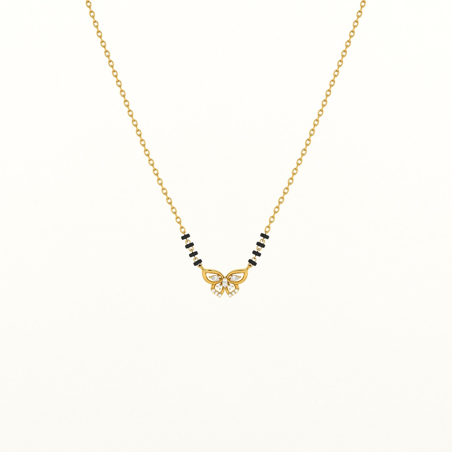 Wings Of Butterfly 925 Sterling Silver Mangalsutra