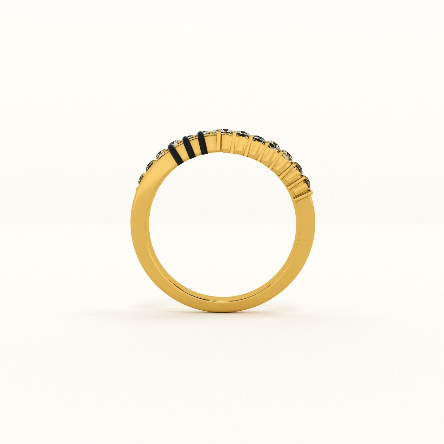 Modern 925 Sterling Silver Mangalsutra Ring