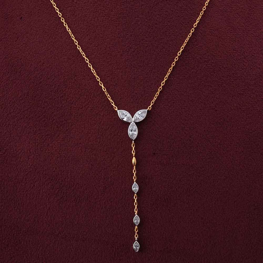 Serenity Lariate Necklace | 18K Gold Vermeil Plated