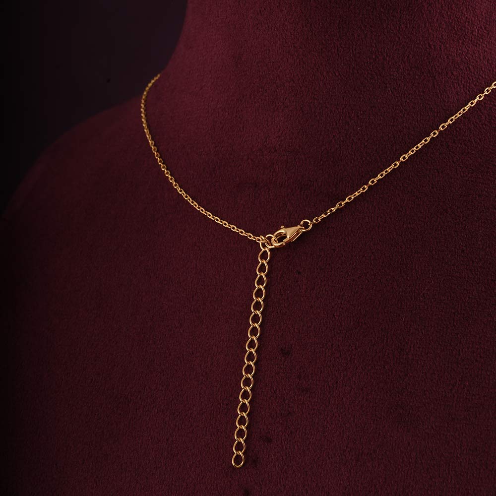 Serenity Lariate Necklace | 18K Gold Vermeil Plated