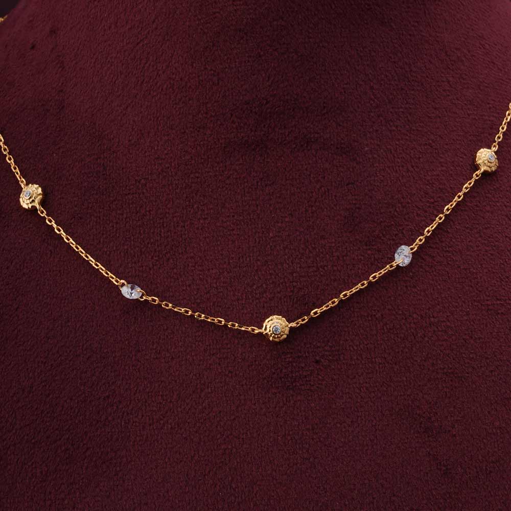 Genda Phool Grace Necklace | 18K Gold Vermeil Plated