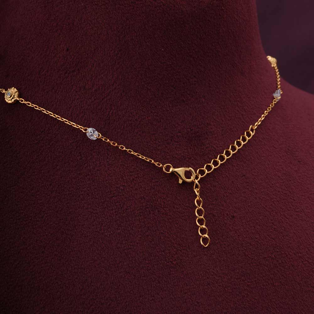 Genda Phool Grace Necklace | 18K Gold Vermeil Plated