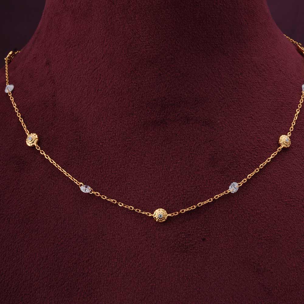 Genda Phool Grace Necklace | 18K Gold Vermeil Plated