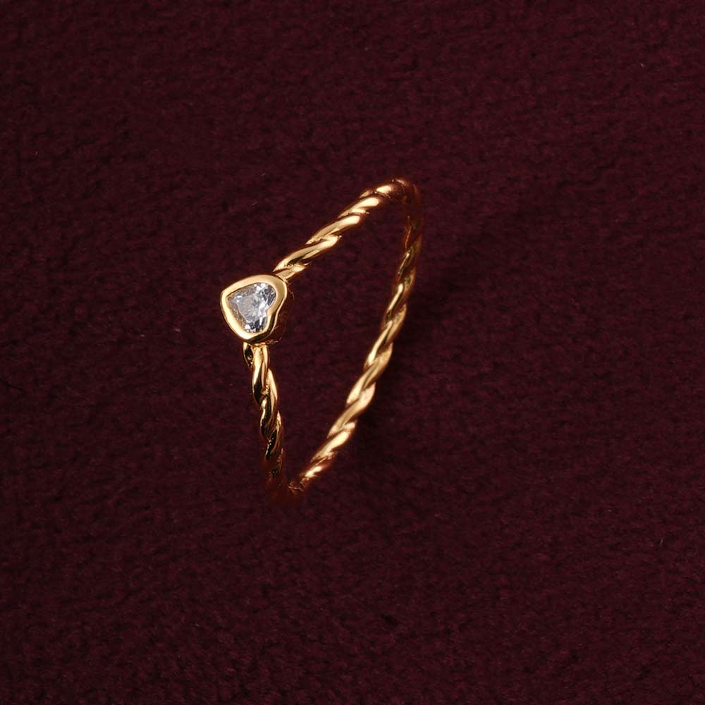 Heart Glow Ring | 18K Gold Vermeil Plated