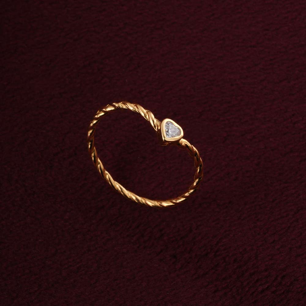 Heart Glow Ring | 18K Gold Vermeil Plated