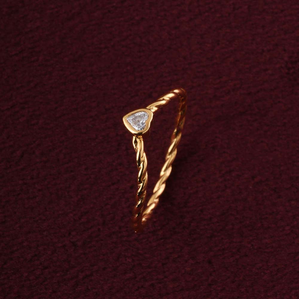 Heart Glow Ring | 18K Gold Vermeil Plated