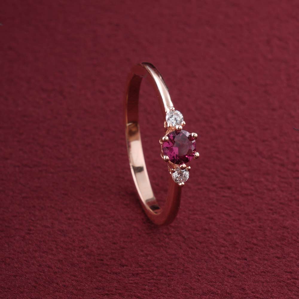 Three Stone Glow Ring | 18K Gold Vermeil Plated