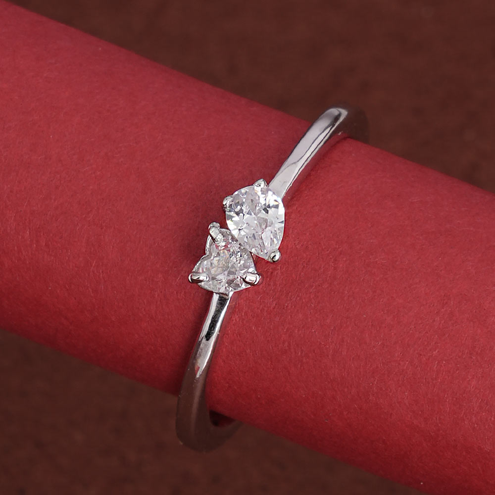 You and Me Stone 925 Silver Ring