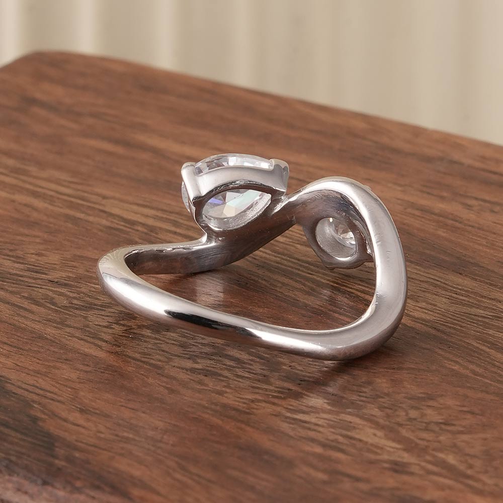 Unity Duo Silver Ring