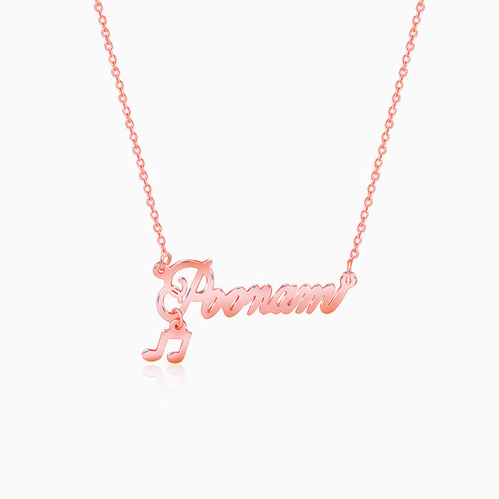 Rose Gold Personalised Eternal Necklace