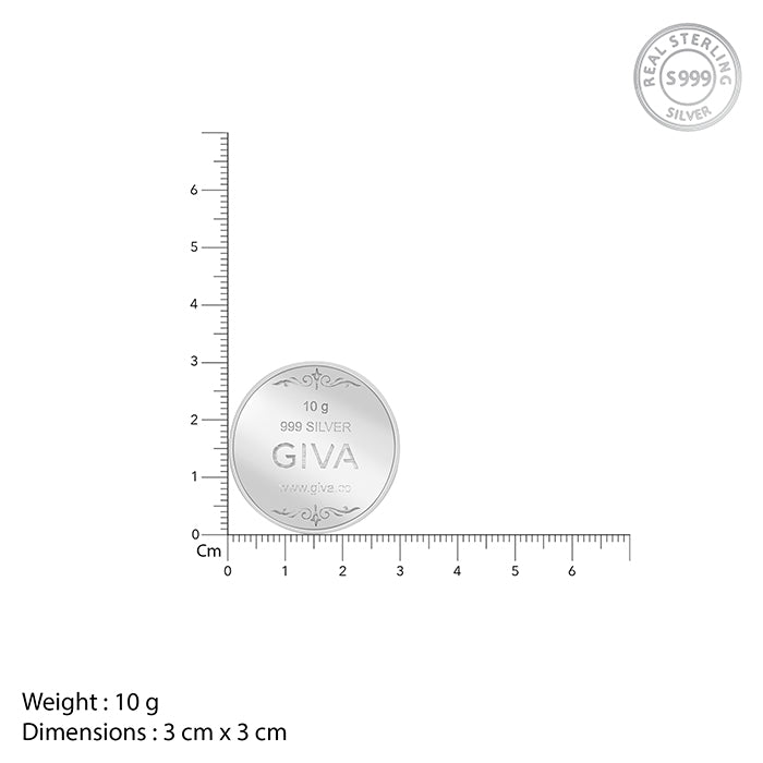 Personalised Silver 999 Khaas Sandesha Coin 10g