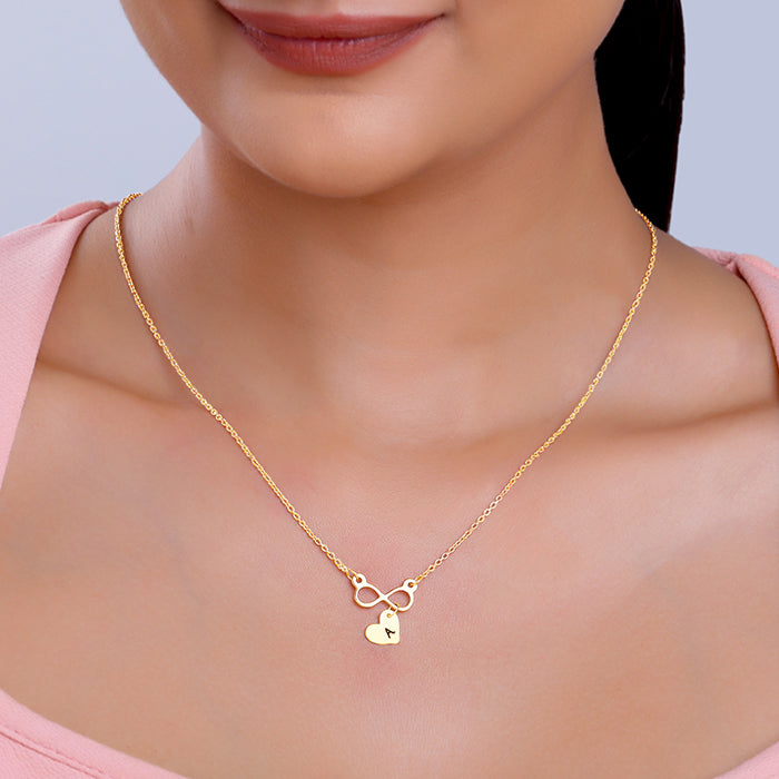 Golden Personalised Endless Echo Necklace