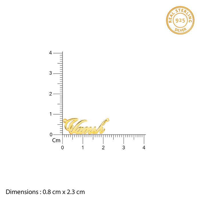 Golden Personalised Name Mangalsutra