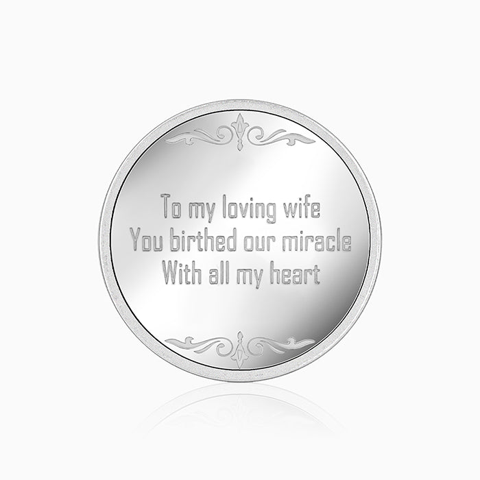 Silver Personalised Always You Coin - 50g