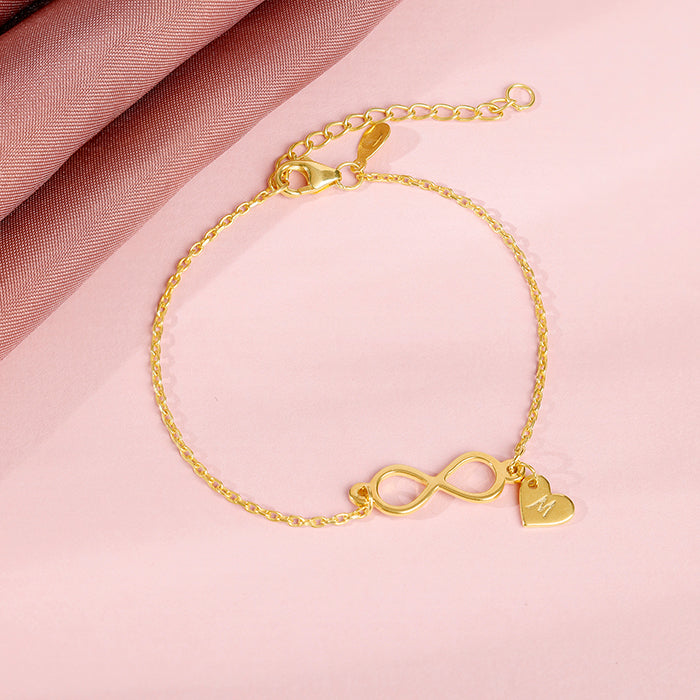 Golden Personalised Timeless Bond Bracelet