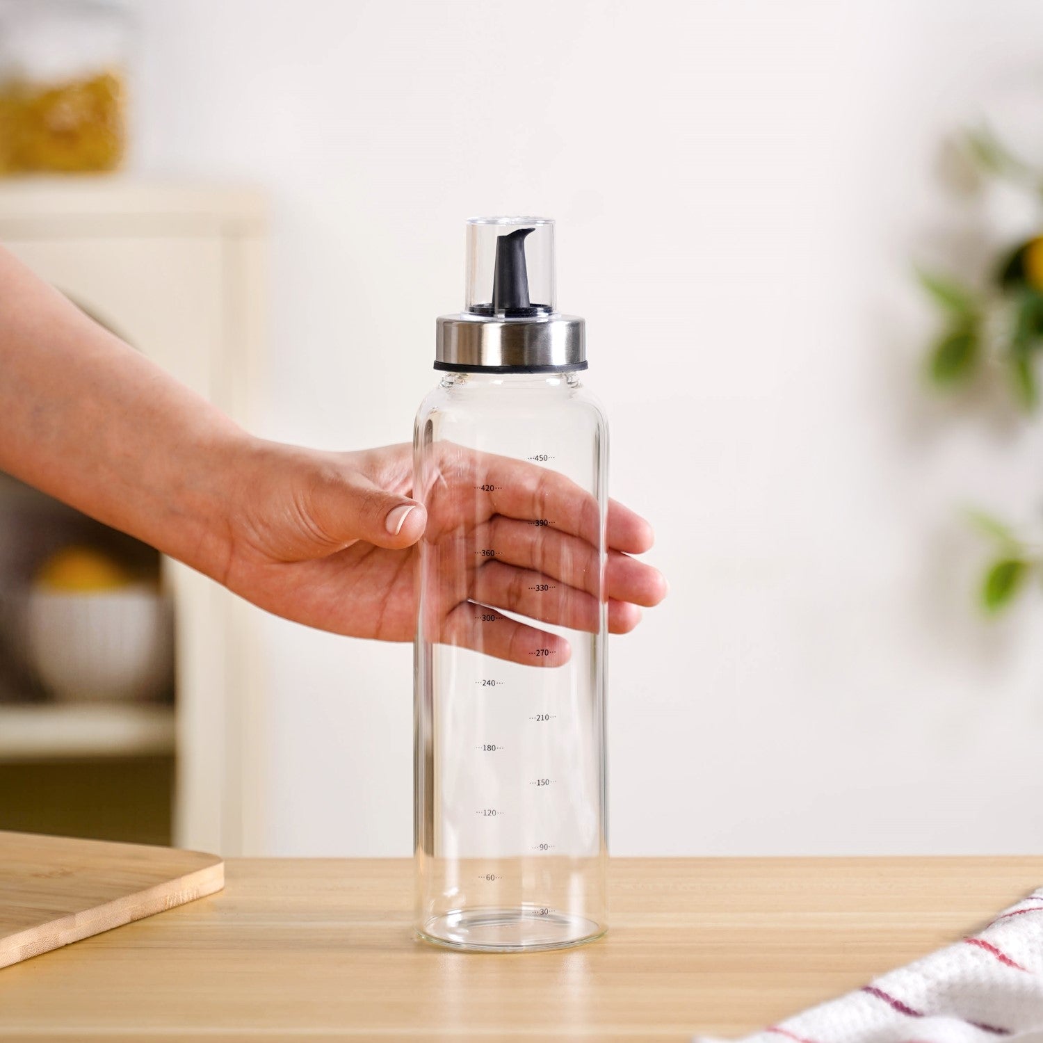 Pair Of Olive Oil And Vinegar Glass Bottle 500ml