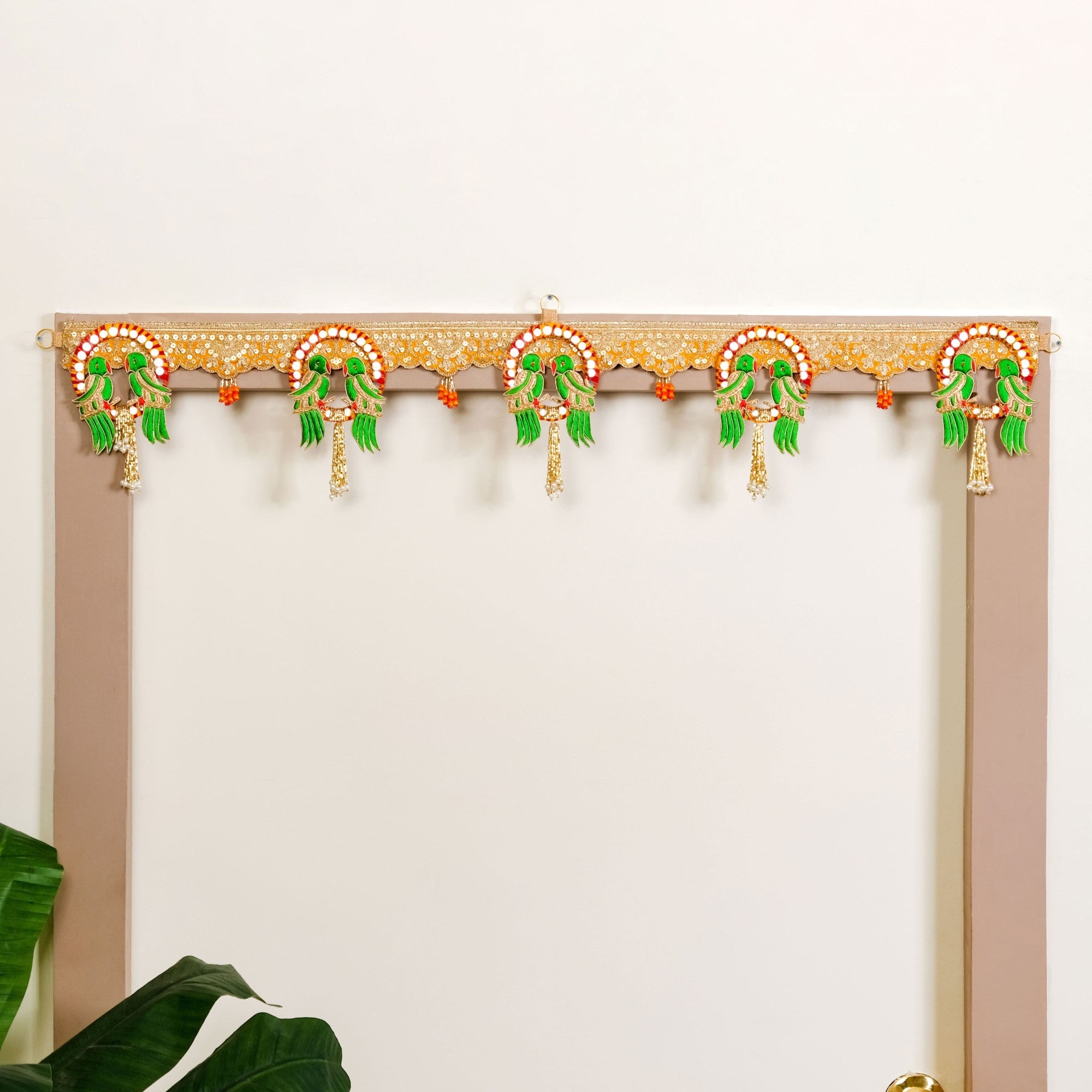 Parrot Wall Hanging Banderwal For Gate Decoration