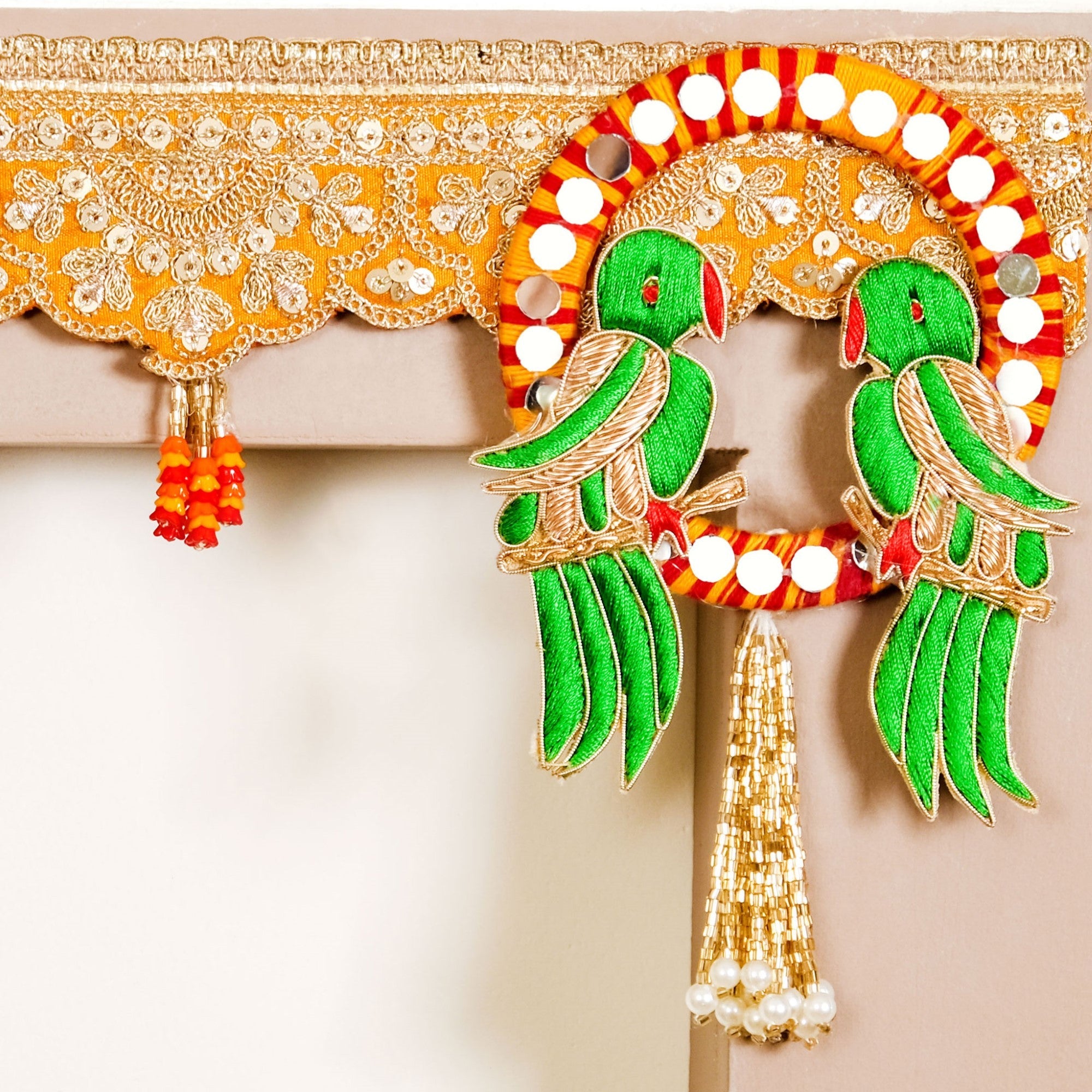 Parrot Wall Hanging Banderwal For Gate Decoration