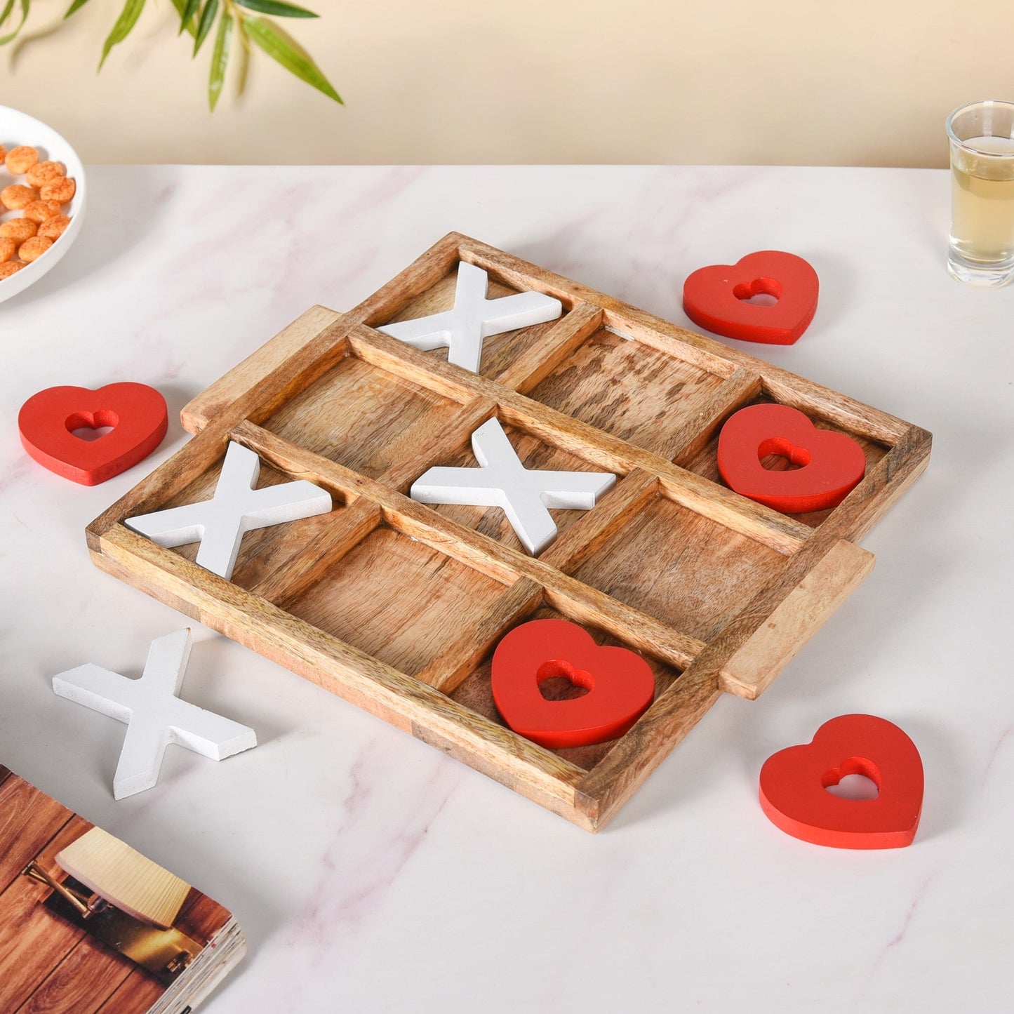 Hearts Tic Tac Toe Party Game