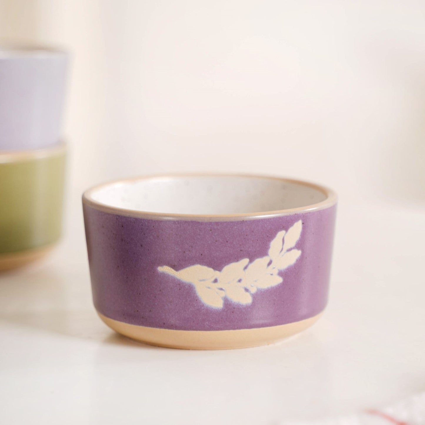 Monsoon Leaf Snack Bowl Set Of 4 180ml