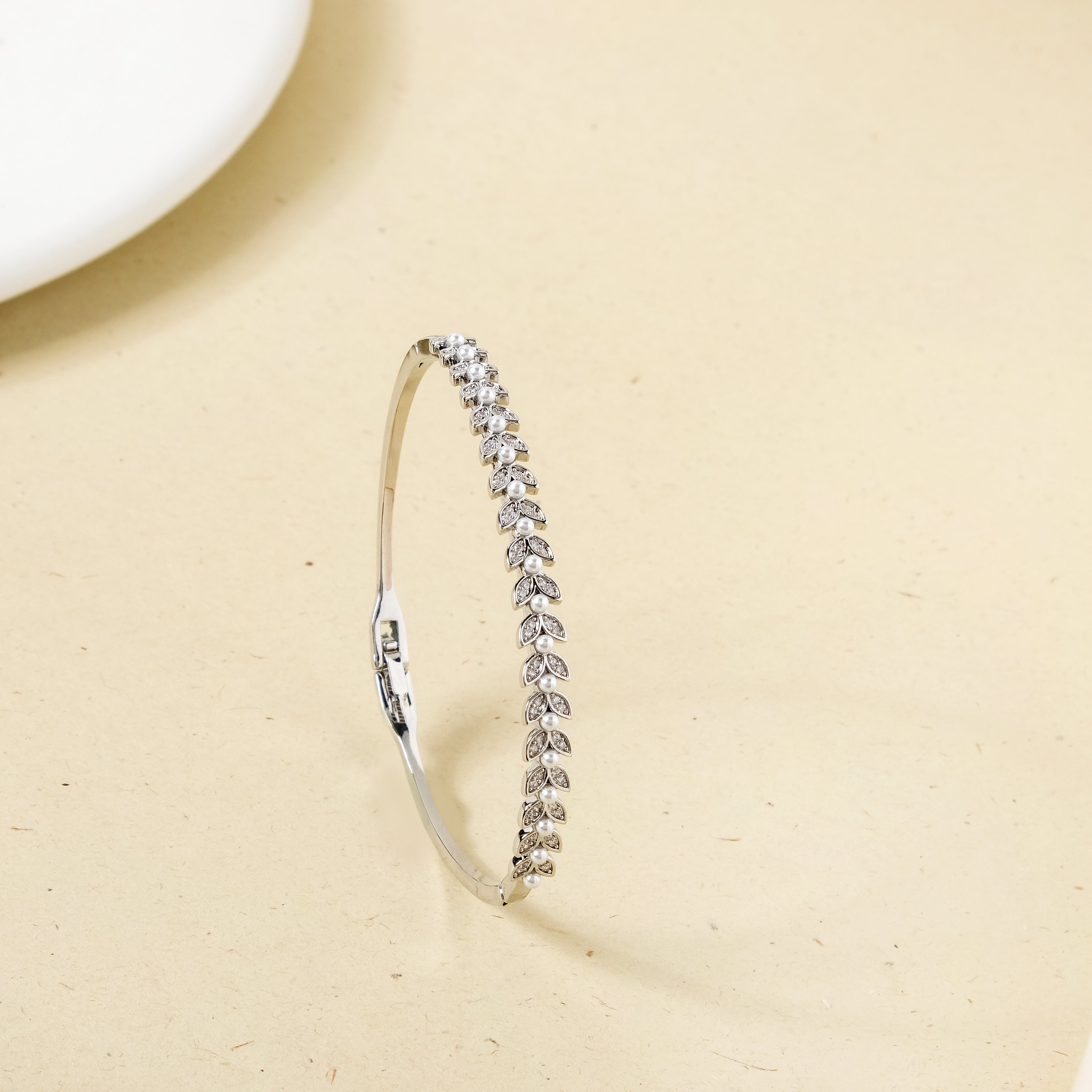 Pearl Ivy Silver Bracelet