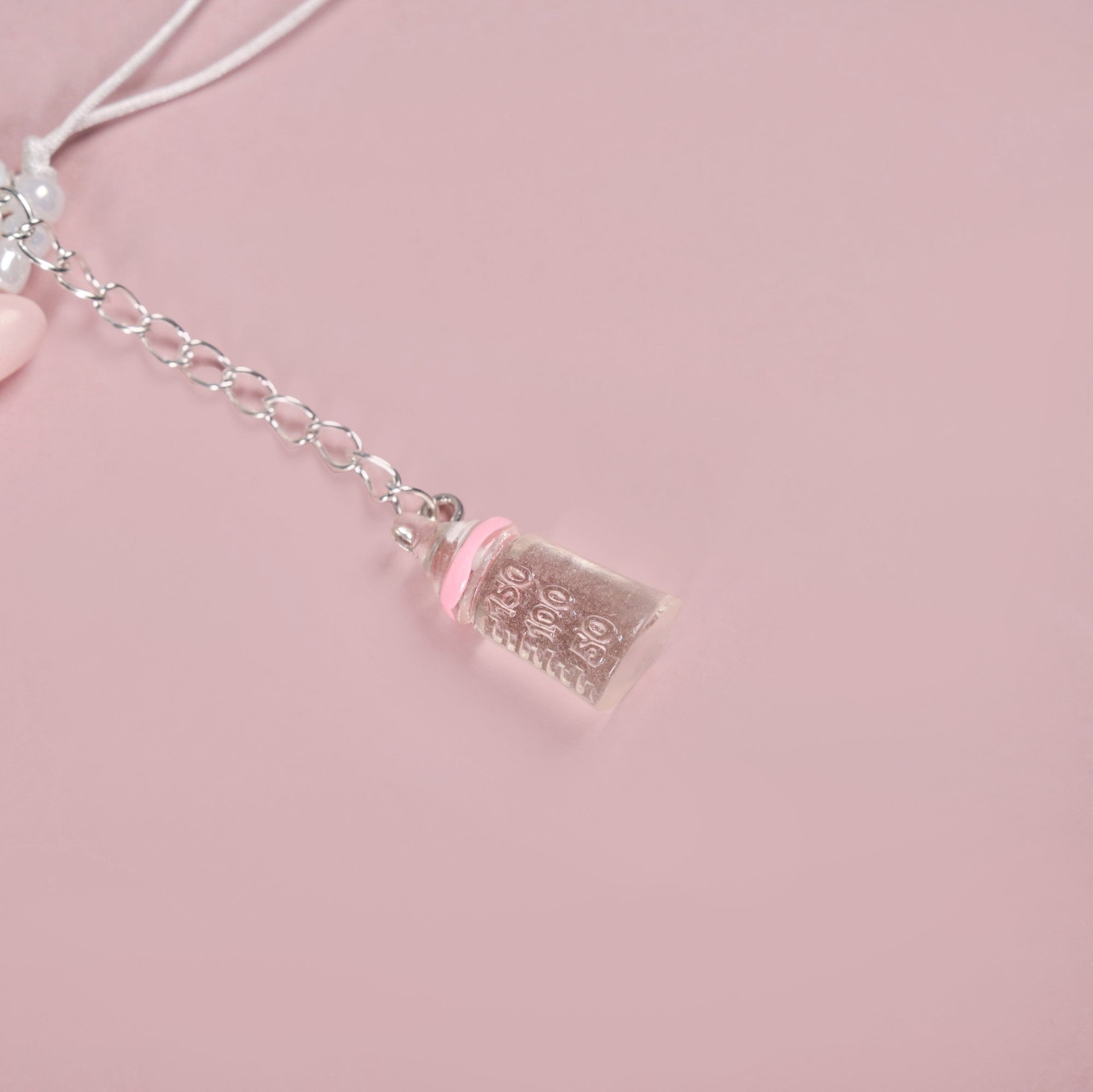 Pearl Stars And Hearts Phone Charm